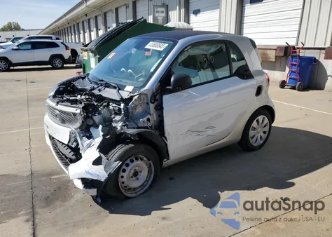 2016 Smart Fortwo z USA, uszkodzony, nr VIN WMEFJ5DA5GK127995